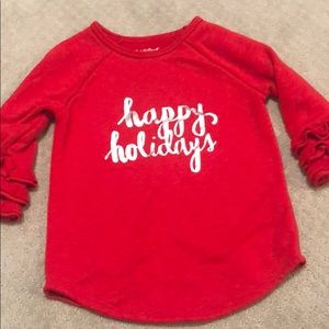 Girls Holiday Sweatshirt